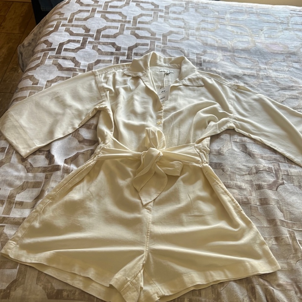 Belted romper